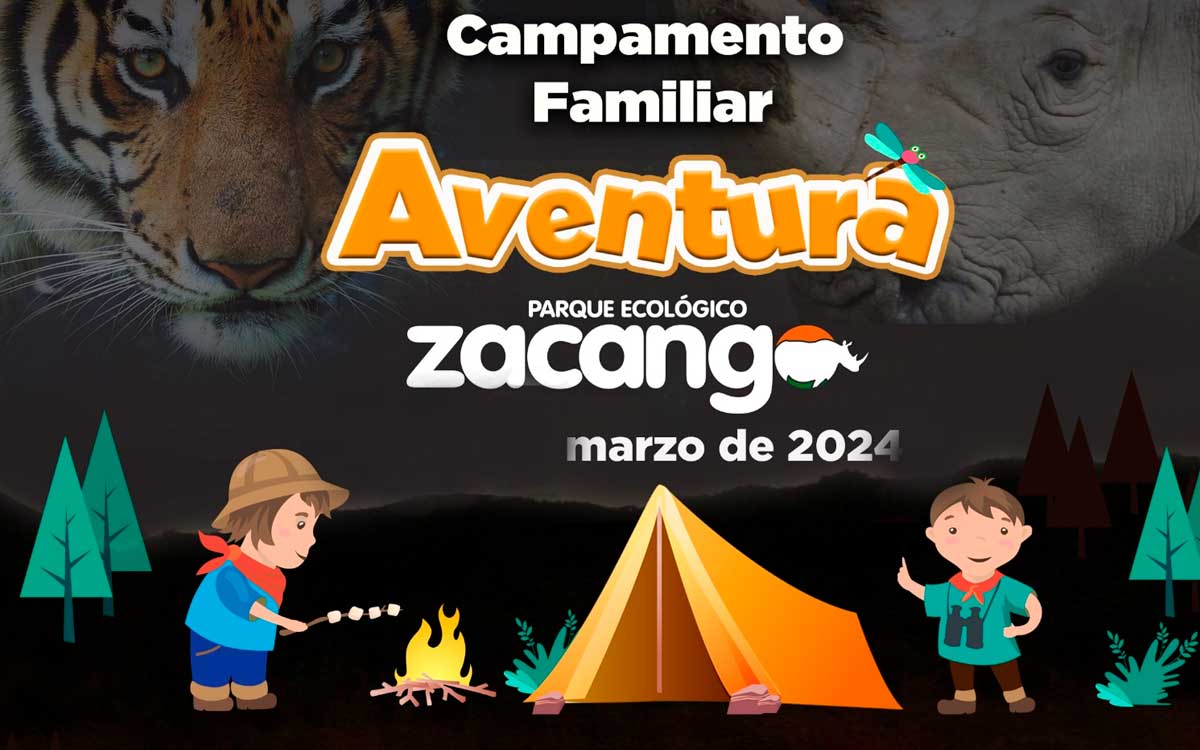aparta tu lugar en el campamento del zoologico de zacango