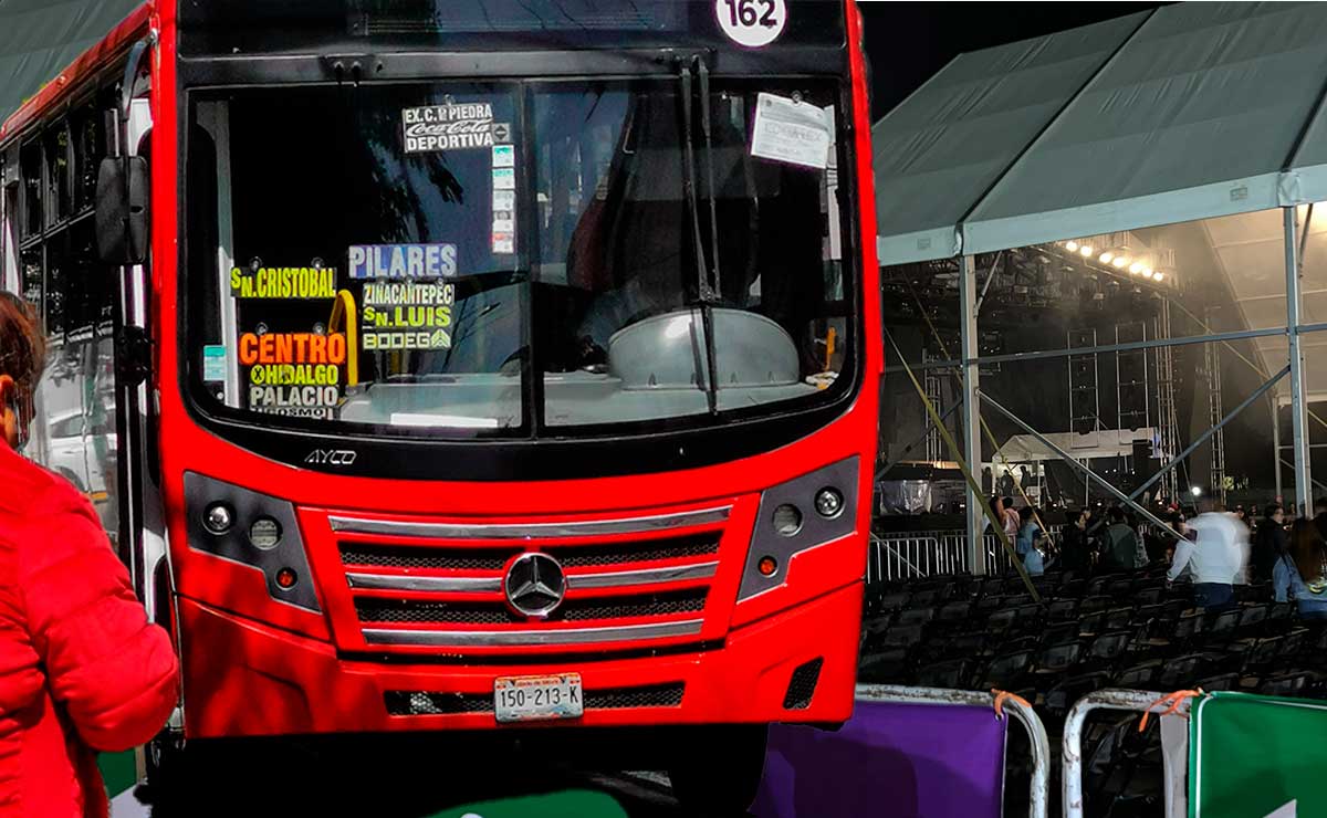 Camiones a tomar para llegar al Recinto Ferial de Metepec