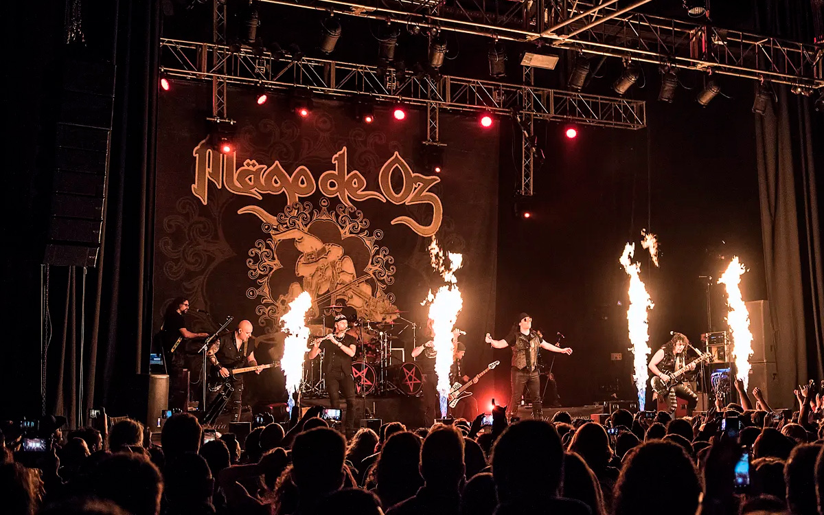 escenario concierto mago de oz en toluca 2024