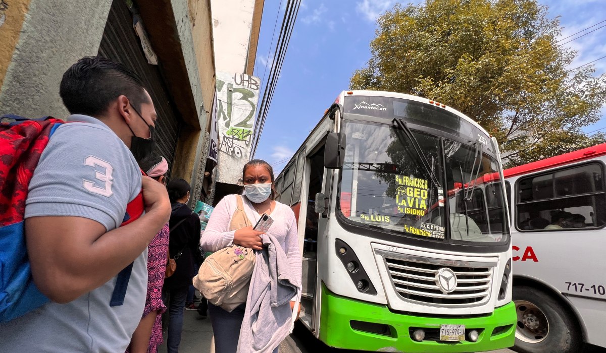 Paradas de transporte más peligrosas para estudiantes del Valle de Toluca