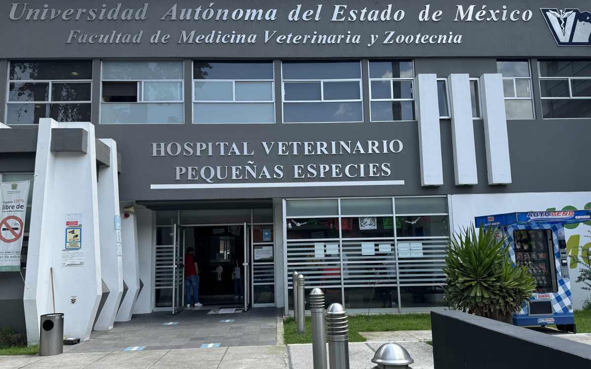 fachada y ubicación del Hospital Veterinario de Pequeñas Especies UAEMéx