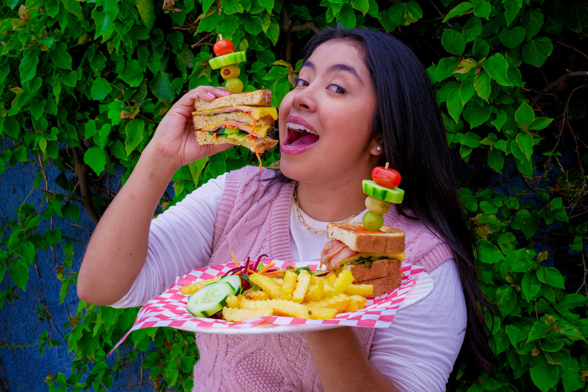 Club sandwich en El rincón de los Amigos en Toluca