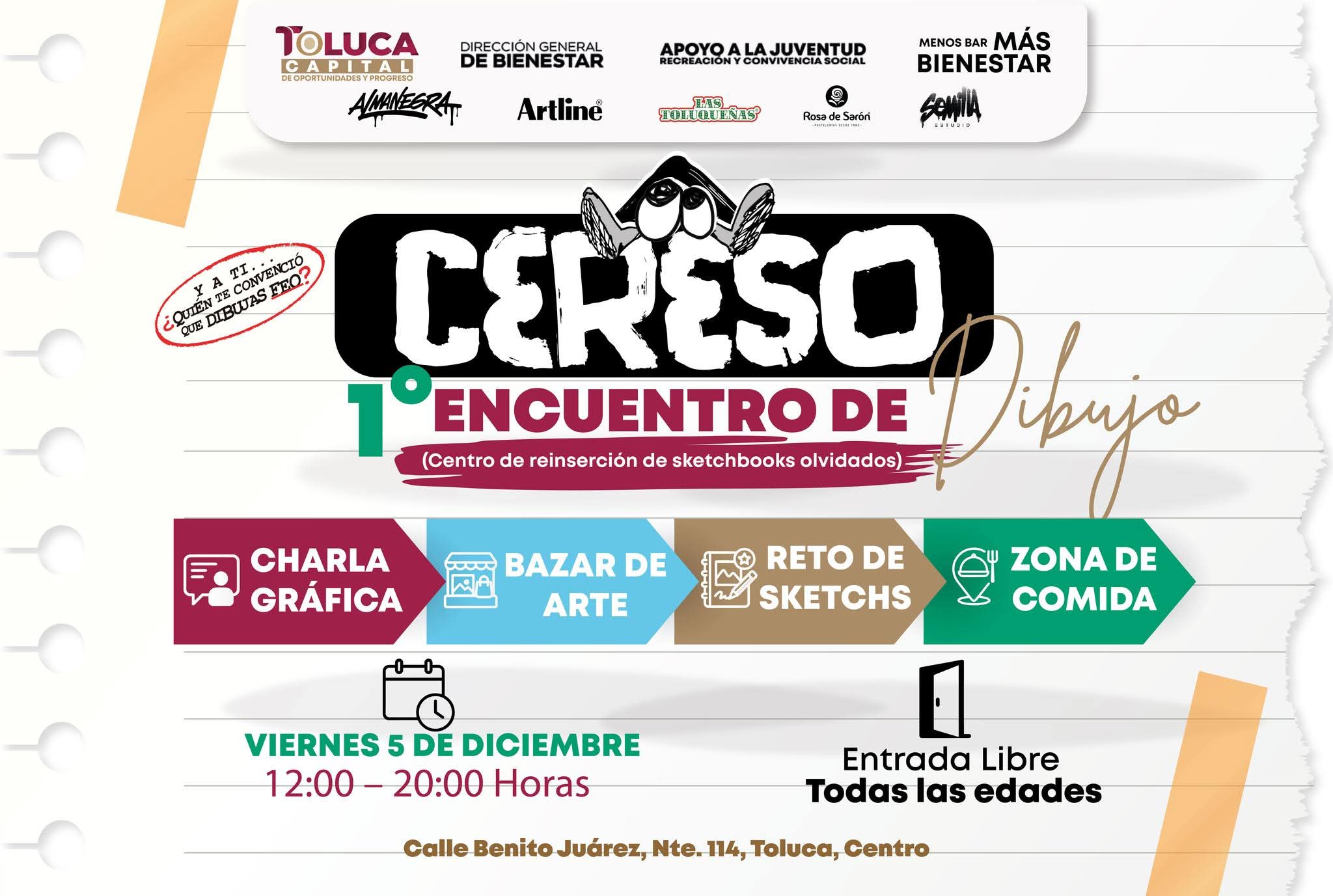 Ricardo Moreno convoca a participar en el Primer Encuentro de Dibujo.