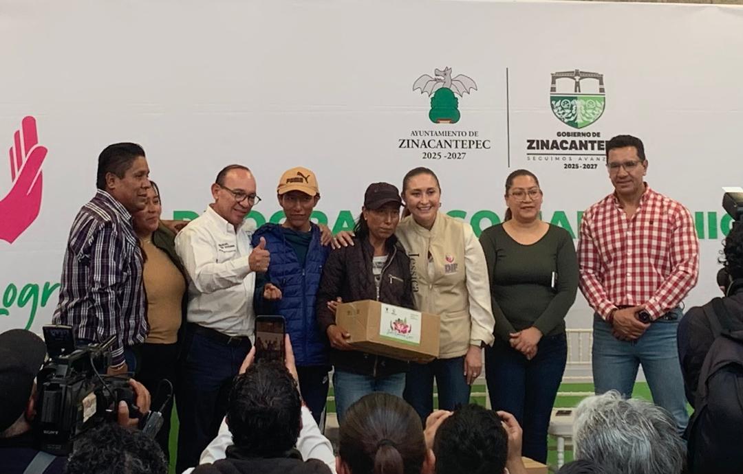 Alcalde Manuel Vilchis inicia programa “Juntos repartiendo logros” en beneficio de Zinacantepec